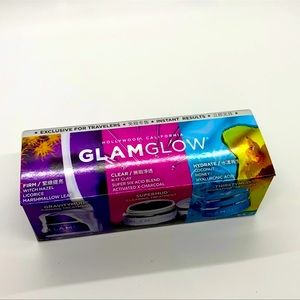 GLAMGLOW Exclusive Mini Mask Trio: Travel Size: Brand New
